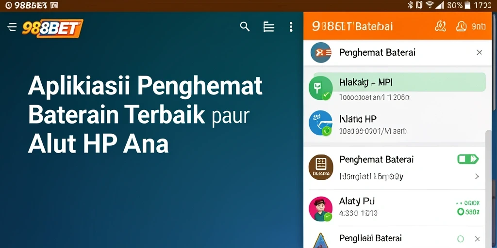 Tampilan antarmuka aplikasi 988BET yang intuitif dan fungsional.