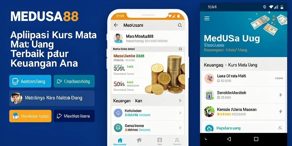 Antarmuka MEDUSA88 menampilkan kurs mata uang dengan jelas dan ringkas.