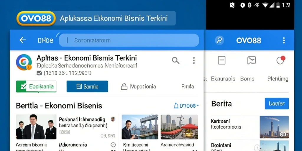 Tampilan antarmuka OVO88 yang bersih dan informatif untuk berita ekonomi.