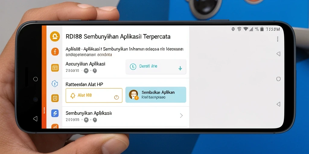Tampilan antarmuka RDI88 yang sederhana dan fungsional.
