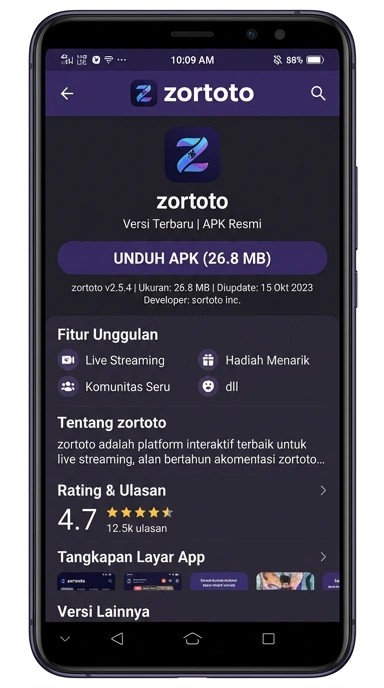 Unduh dan Instal APK zortoto di Android Anda